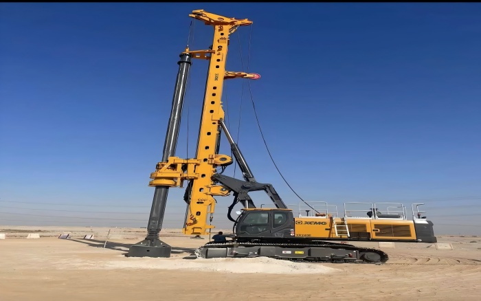 提速中东房建！FH至尊旋挖钻机单日累计进尺200m